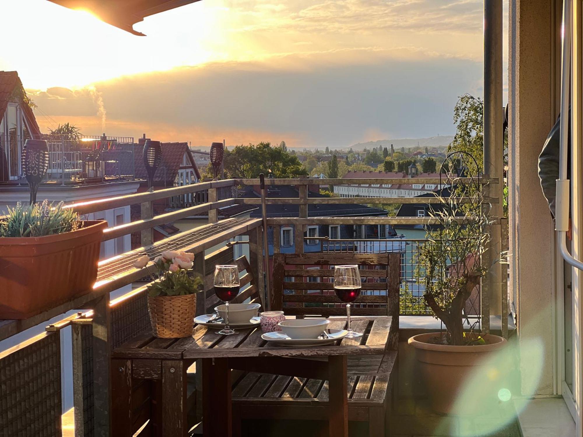 Stariva - Terrasse Ueber Dresden - Kaffeemachine - Netflix - Playstation - Brettspiele Daire Dış mekan fotoğraf