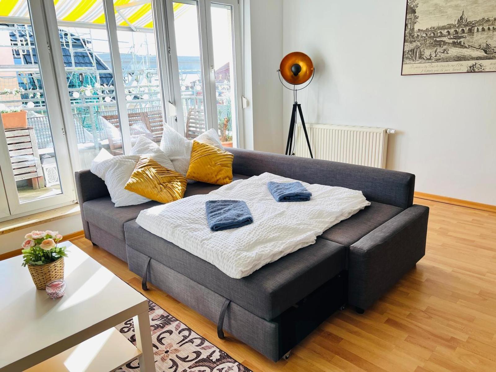 Stariva - Terrasse Ueber Dresden - Kaffeemachine - Netflix - Playstation - Brettspiele Daire Dış mekan fotoğraf